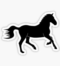 Horse Silhouette Sticker