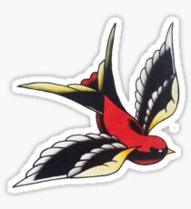Left Swallow Sticker