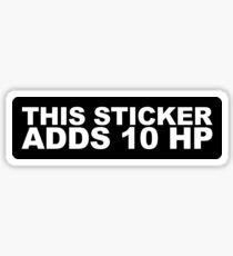 This Sticker Adds 10 HP Sticker
