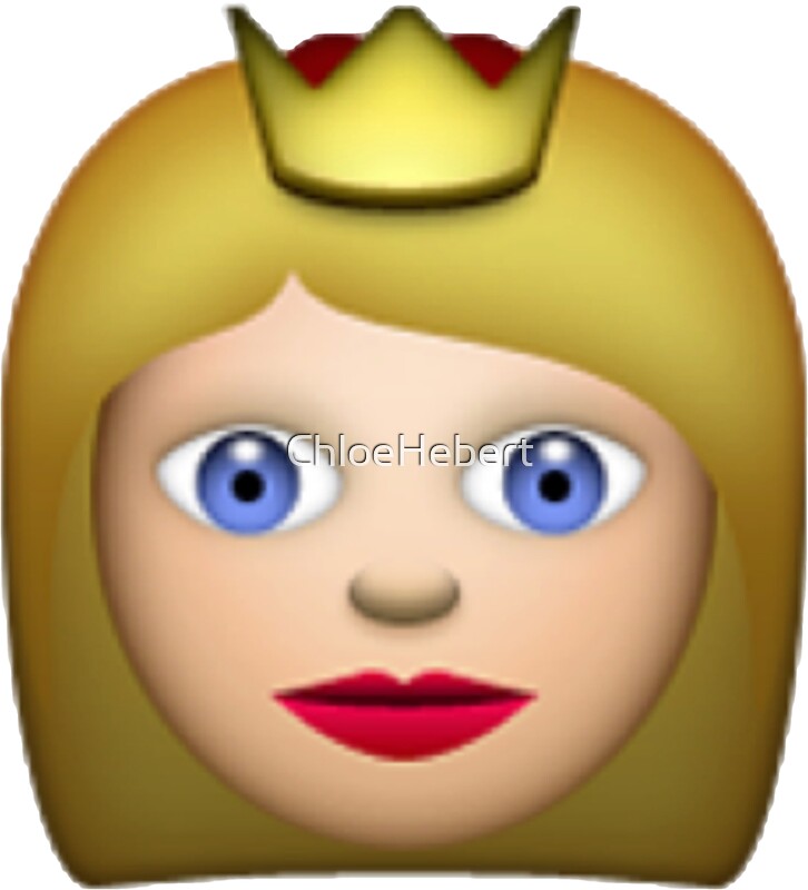  Princess emoji Stickers by Chloe Hebert Redbubble