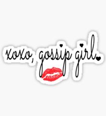 XOXO, GOSSIP GIRL Sticker