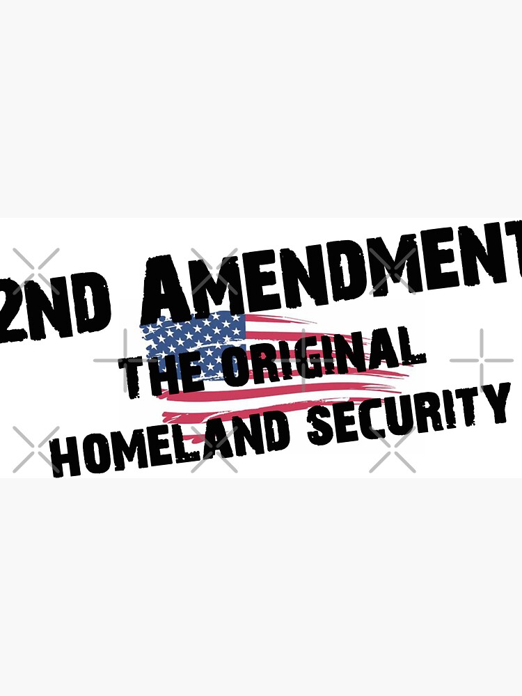 “2nd Amendment The Original Homeland Security Shirt and Stickers