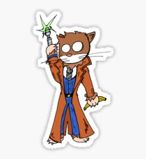 Doctor cat Sticker