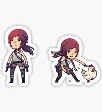 Tiny Tomb Raider A Sticker