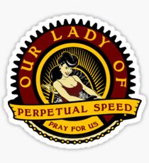 Our Lady Of Speed Sticker