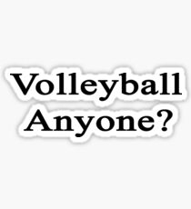 Volleyball Anyone? Sticker