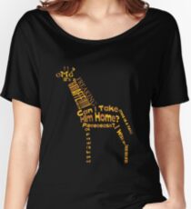 OMG A GIRAFFE! Women's Relaxed Fit T-Shirt