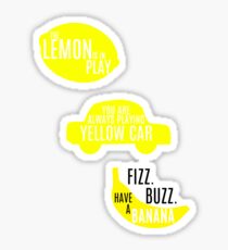 Cabin Pressure Sticker Set Sticker