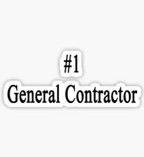 #1 General Contractor Sticker