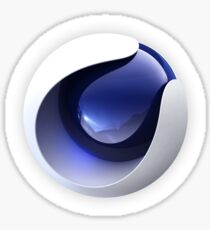 Cinema 4D Logo Sticker