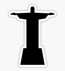 Corcovado black Sticker