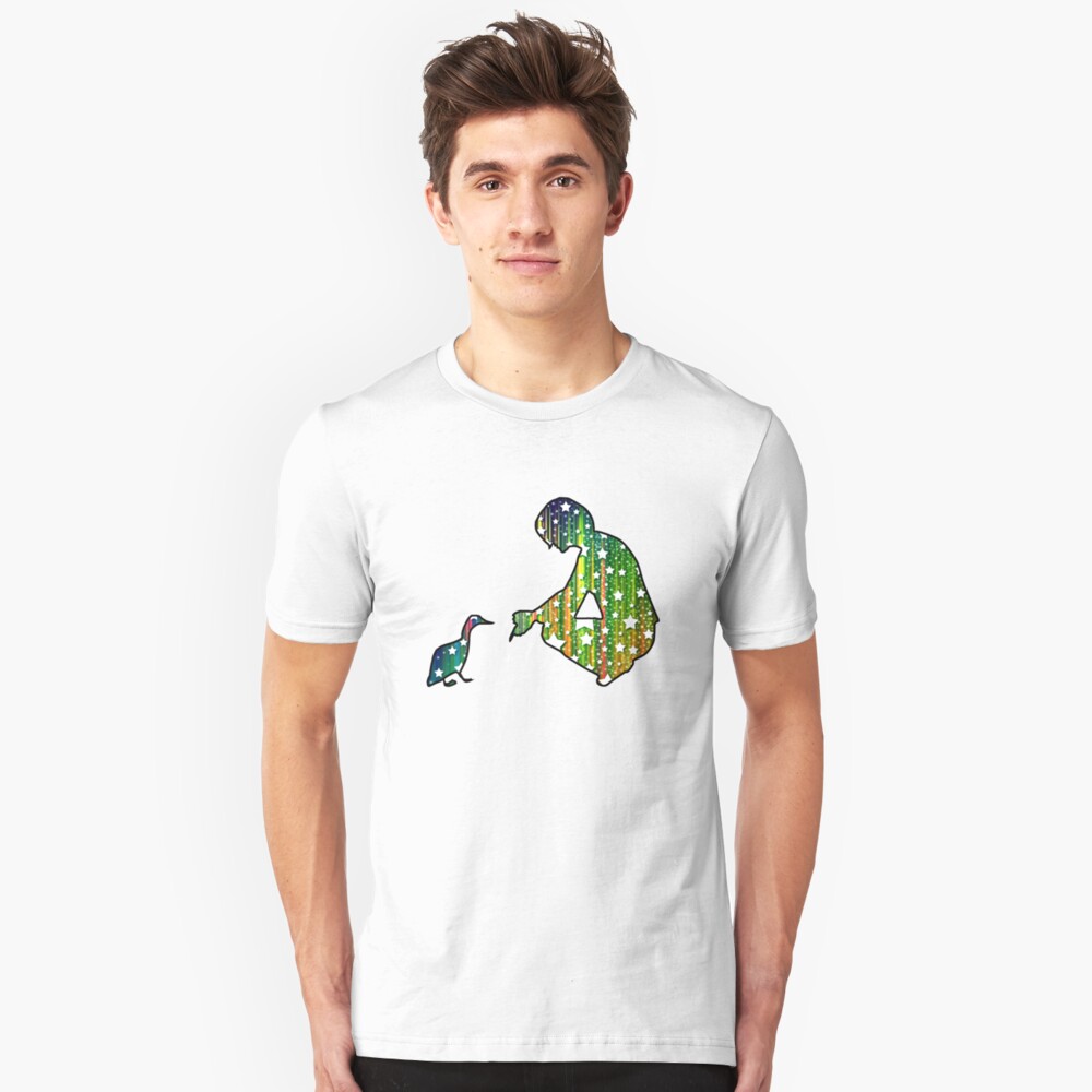 Starry Duck Silhouette Slim Fit T-Shirt