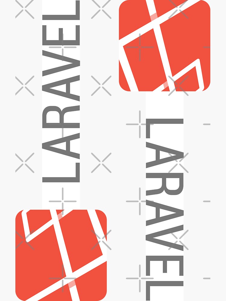 "Laravel­" Sticker by laracon | Redbubble