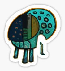 Man In A Moon Sticker