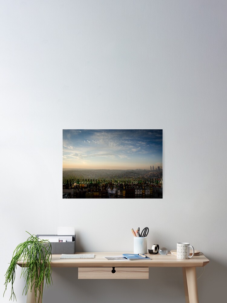 Bar At The Top Of The World Poster By Dmontalbano Redbubble
