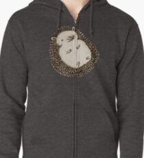 Plump Hedgehog Zipped Hoodie