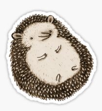 Plump Hedgehog Sticker