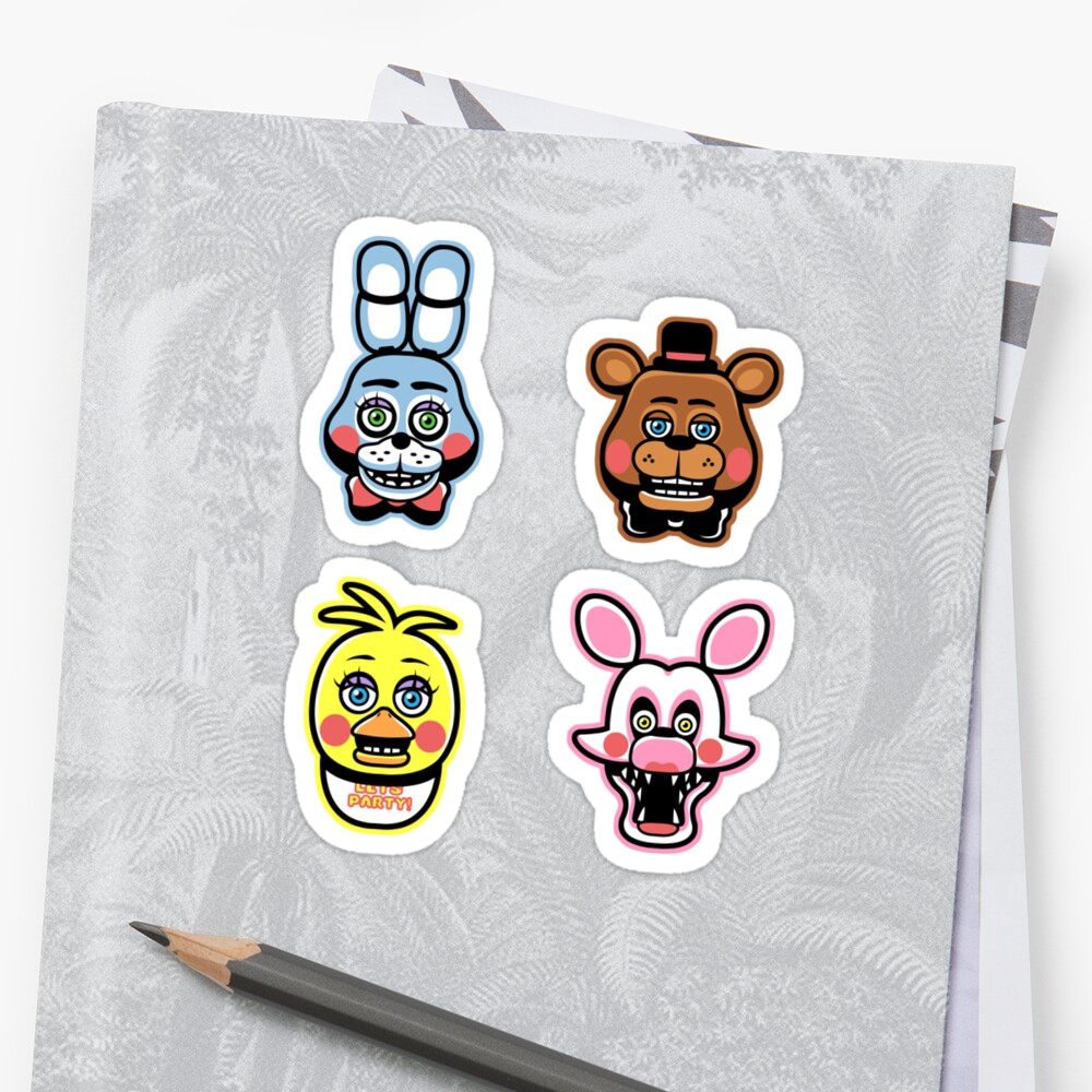 Fnaf Stickers 20 Stickers By Disfiguredstick Redbubble 5884