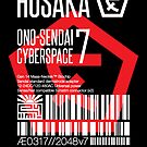 Hosaka Ono-Sendai Cyberspace 7 Label - Prints/Sticker only by WolfeCreative