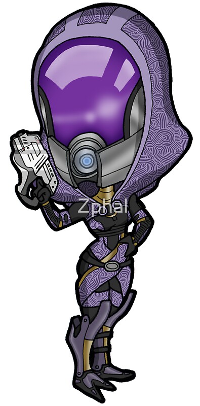 Mass Effect Tali Zorah Nar Rayya Quarian With Pistol