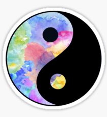 Pastell Ying Yang Sticker