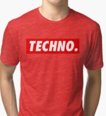 Techno. Tri-blend T-Shirt