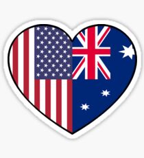 USA & AUS Sticker