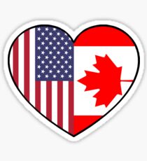 USA & Canada Sticker