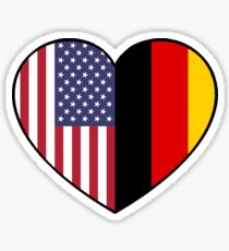 USA & Germany Sticker