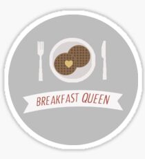 Breakfast Queen Sticker