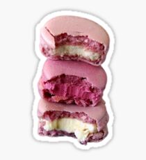 pink macaroons Sticker
