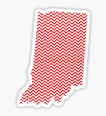 Indiana Zig Zag Sticker