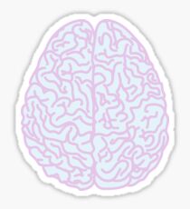 Pastel Brain Sticker
