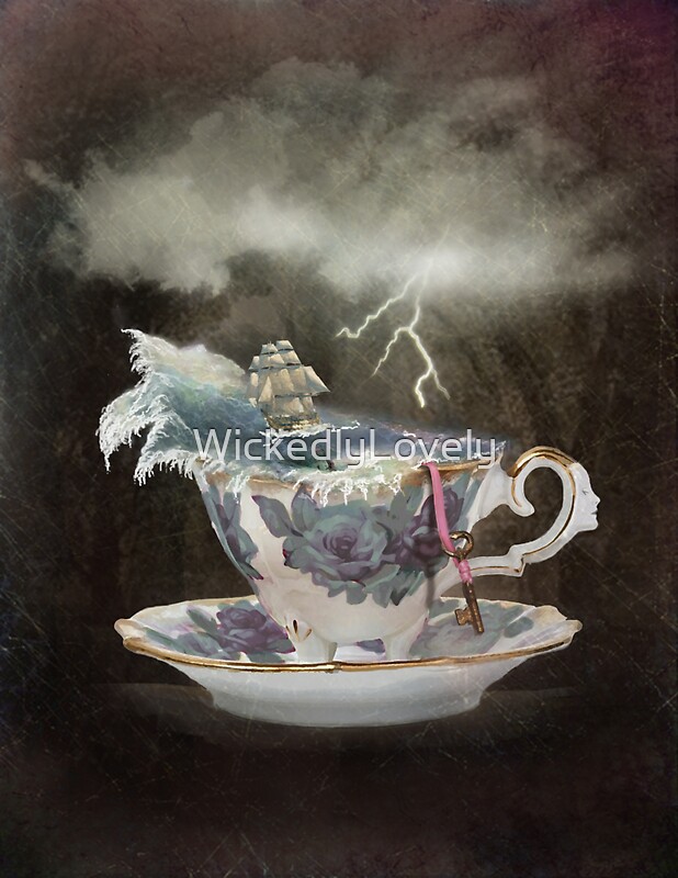 a storm in a teacup idiom meaning