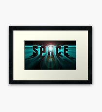 Space Stars Trek Sci fi Framed Print