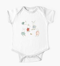 If Rabbits Wore Pants Short Sleeve Baby One-Piece