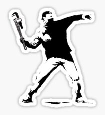 Banksy with Stillsons Sticker