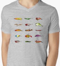 Lures Men's V-Neck T-Shirt
