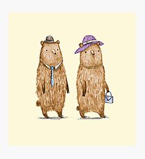 Bear Couple Photographic Print