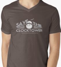 Save the Clock Tower Men's V-Neck T-Shirt
