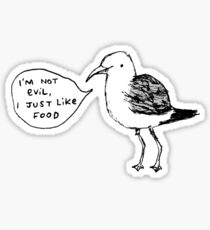 Seagulls Aren't Evil Sticker