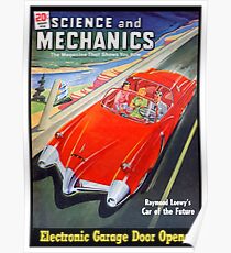 Science and Mechanics Magazine Cover August 1950 (PD) Poster