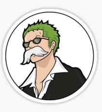 Zoro Mustache Sticker