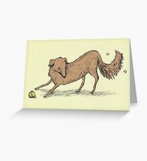 Playful Dog Greeting Card
