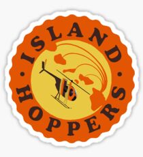 Island Hoppers /orange Sticker