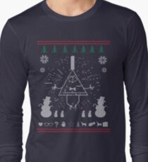 Gravity Falls Ugly Christmas Sweater Print Long Sleeve T-Shirt