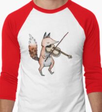 Violin Fox Men's Baseball ¾ T-Shirt