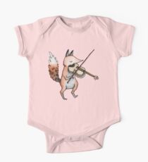 Violin Fox One Piece - Short Sleeve