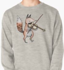 Violin Fox Pullover Sweatshirt