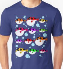 Puffed up Pufferfish Unisex T-Shirt